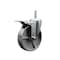 Service Caster 5 Inch Semi Steel Wheel Swivel 34 Inch Threaded Stem Caster Total Lock Brake SCC SCC-TSTTL20S515-SSR-34212 - alternate 1